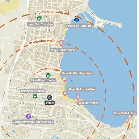 Casa Playa Lägenhet *