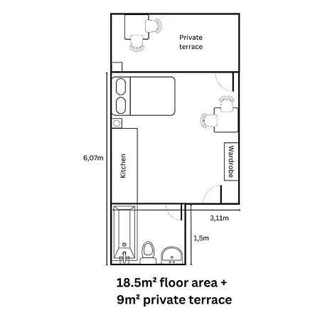 Appartement Beachside In *